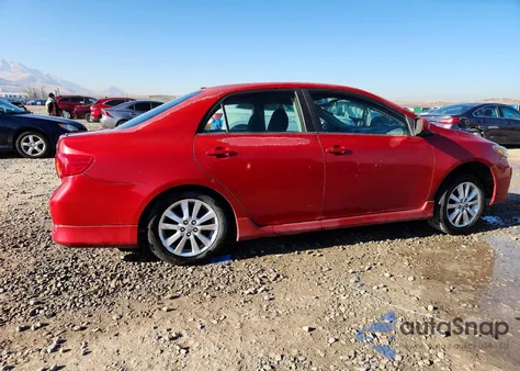 2009 Toyota Corolla Base from USA, damaged, VIN 1NXBU40E89Z048802